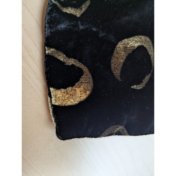 Vintage Velvet Trisha Needham Opera Scarf Black & Gold + Pandemonium Seattle Hat - Picture 4 of 13